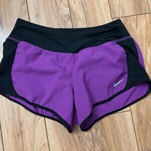 Nike Women's Shorts in Purple and Black